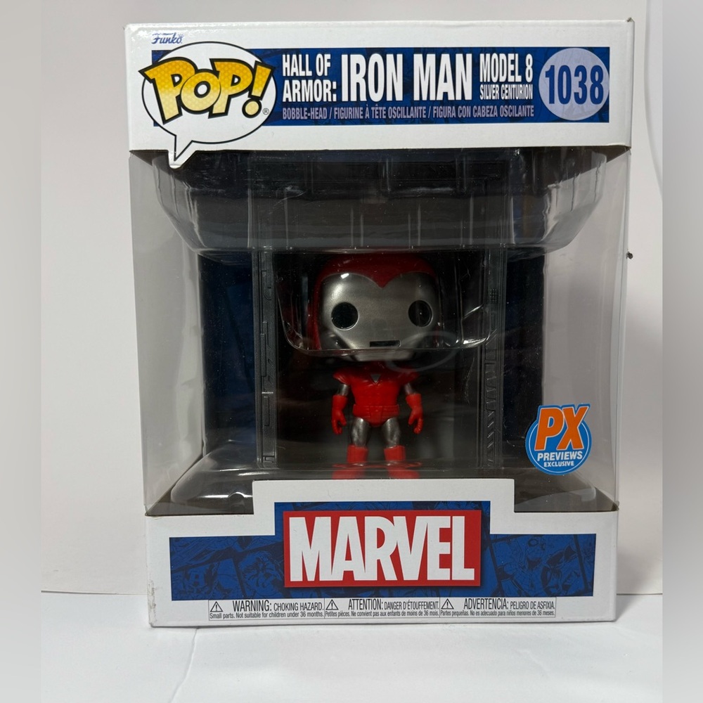 Funko Pop! Deluxe Marvel: Hall of Armor: Iron Man Model 8 #1038 (PX Exclusive)